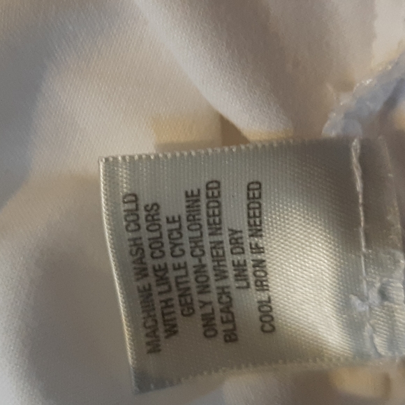 Dress Barn White Cotton Blouse Size M - Picture 5 of 12